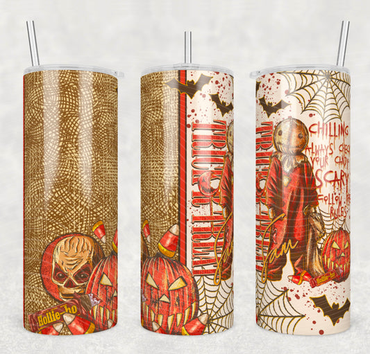 Sam_Trick Or Treat_ 20oz Skinny Tumbler