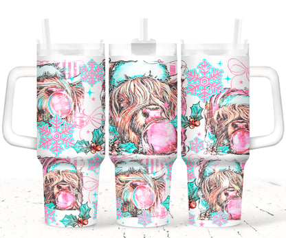 Christmas Cow 40oz Tumbler