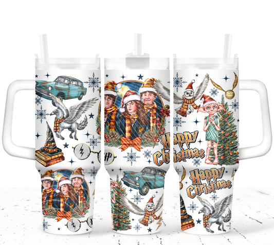 HP Happy Christmas 40oz Tumbler