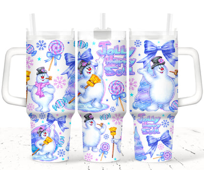 Happy Soul Snowman 40oz Tumbler