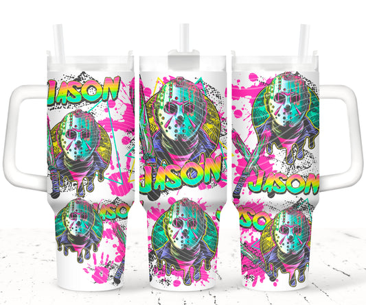 Jason_Horror 40oz Tumbler