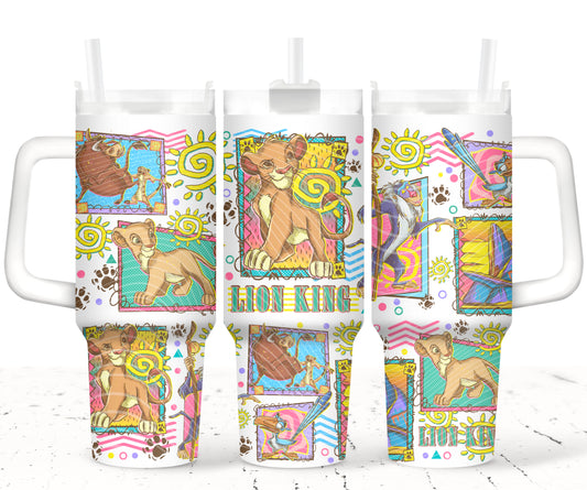 Lion_ 40oz Tumbler