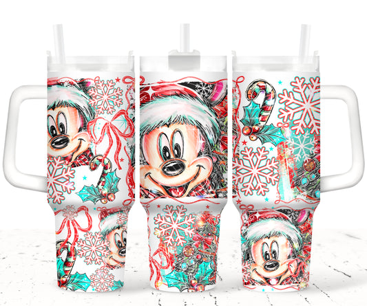 Christmas Mouse_ 40oz Tumbler