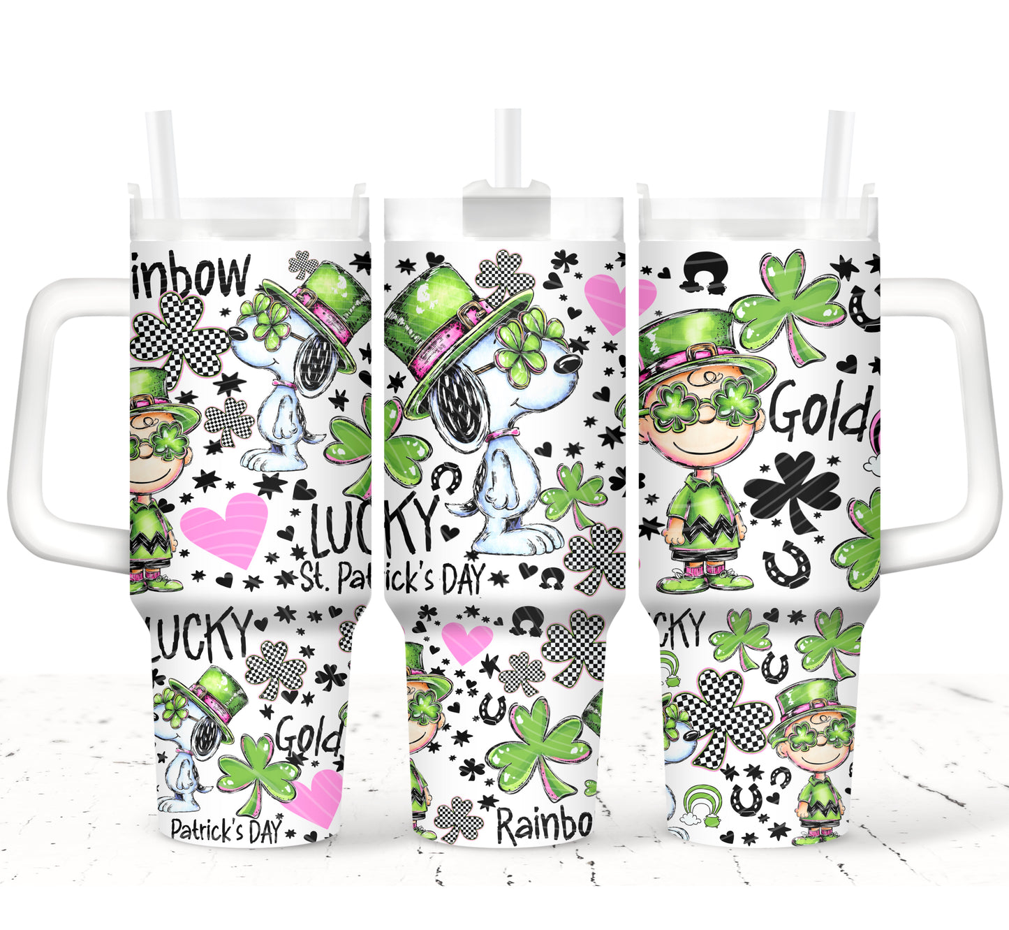 Charlie_ Snoop Lucky 40oz Tumbler