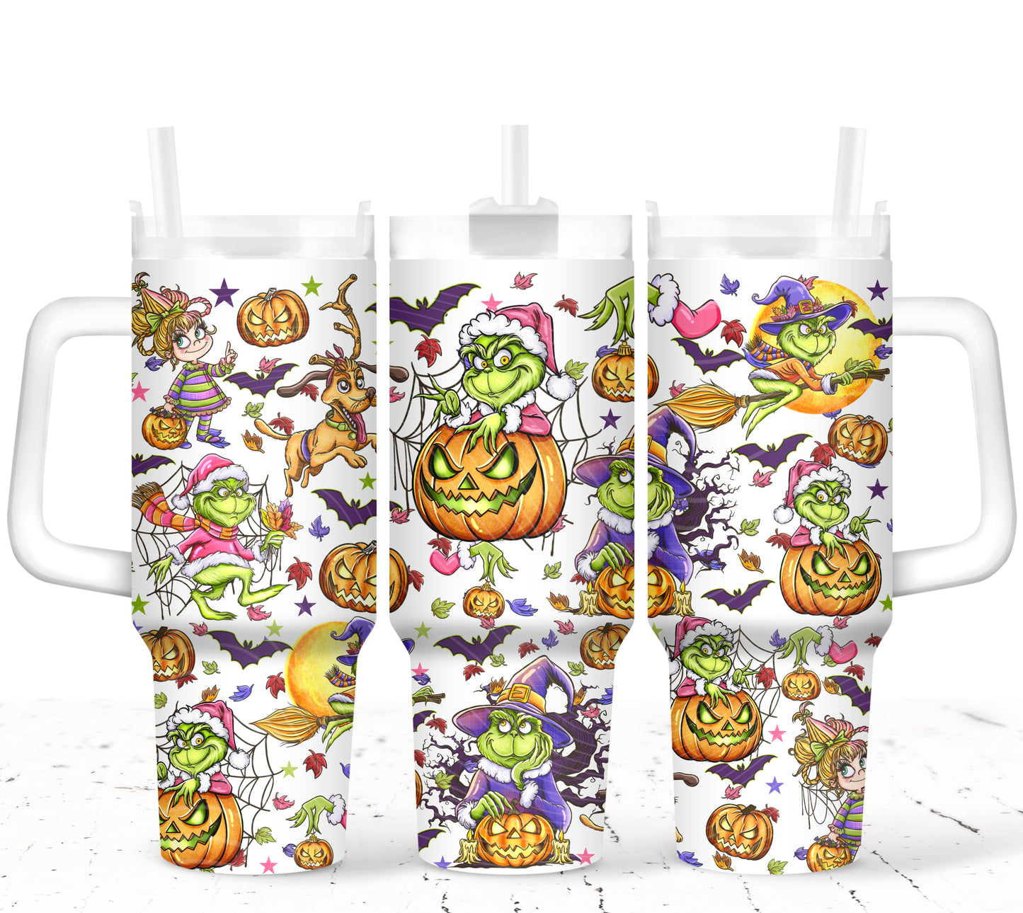Grinchoween 40oz Tumbler