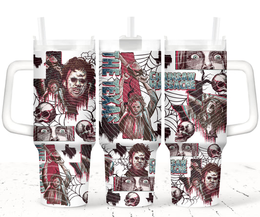 Chainsaw_Horror 40oz Tumbler