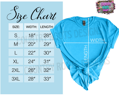 Blue Makes Me Happy (Front & Back Designs)