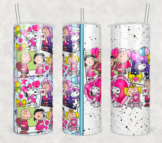 Charlie Valentines 20oz Skinny Tumbler