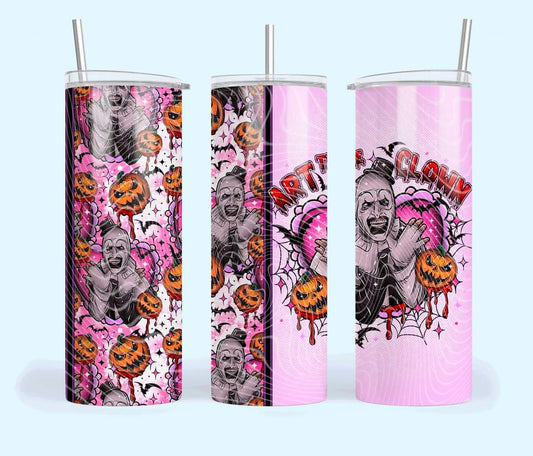 Art The Clown 20oz Skinny Tumbler