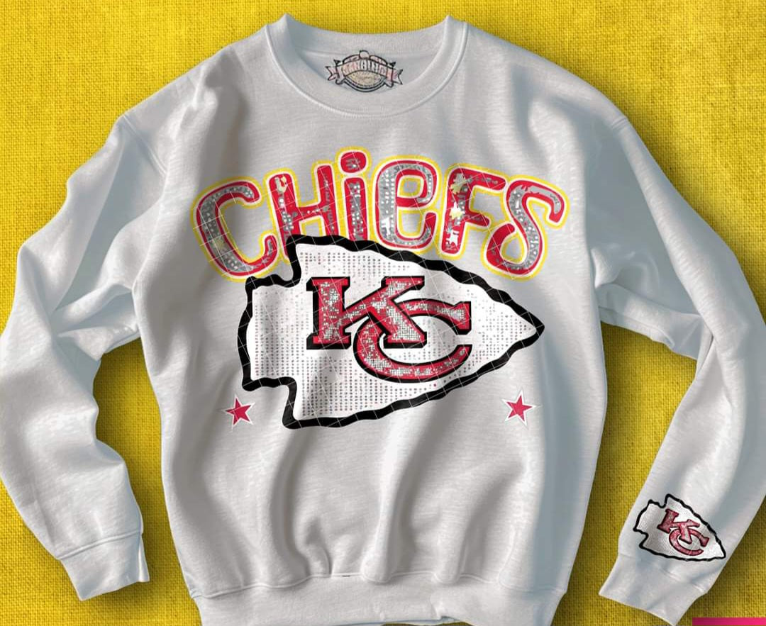 Faux Glitter Football (6 Teams Available)