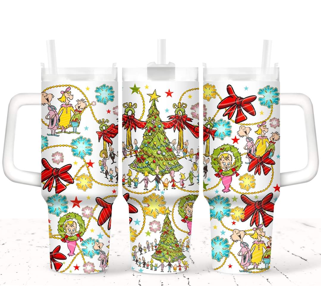 Welcome Christmas, Christmas Day 40oz Tumbler