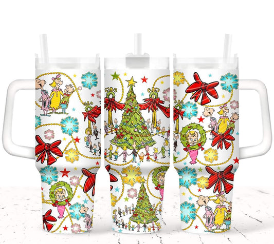 Welcome Christmas, Christmas Day 40oz Tumbler
