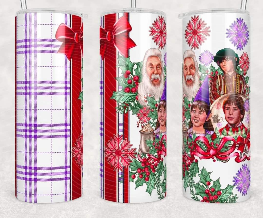 Santa Claus 20oz Skinny Tumbler