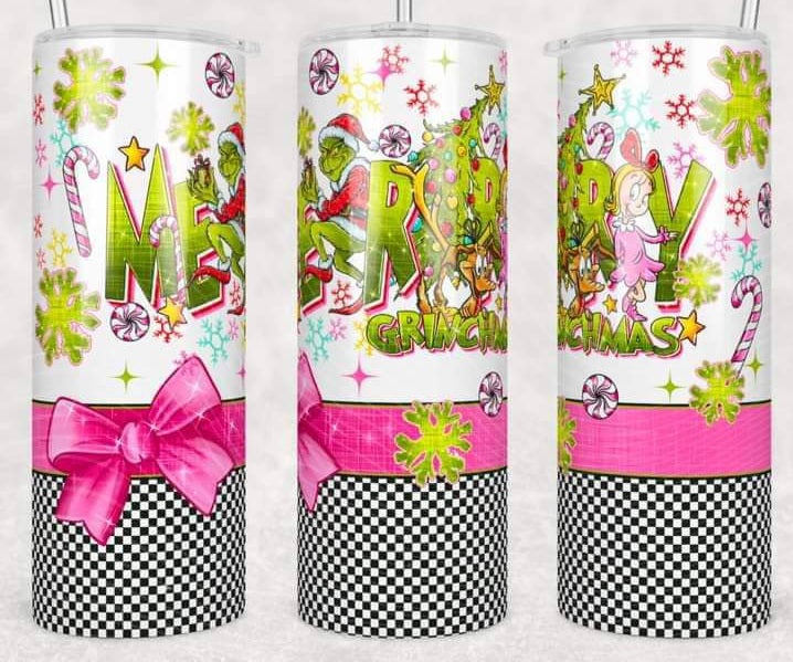 Merry Grinchmas 2 20oz Skinny Tumbler