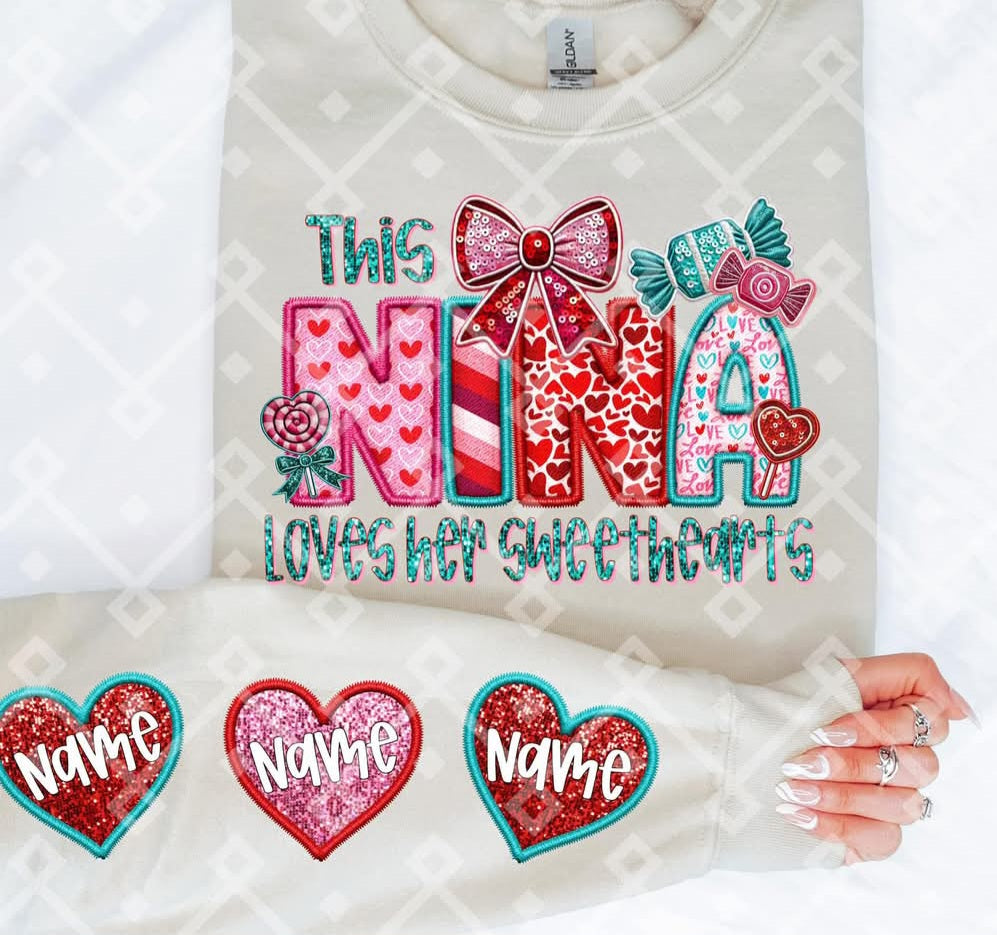 This "NAME" Loves Her Sweethearts