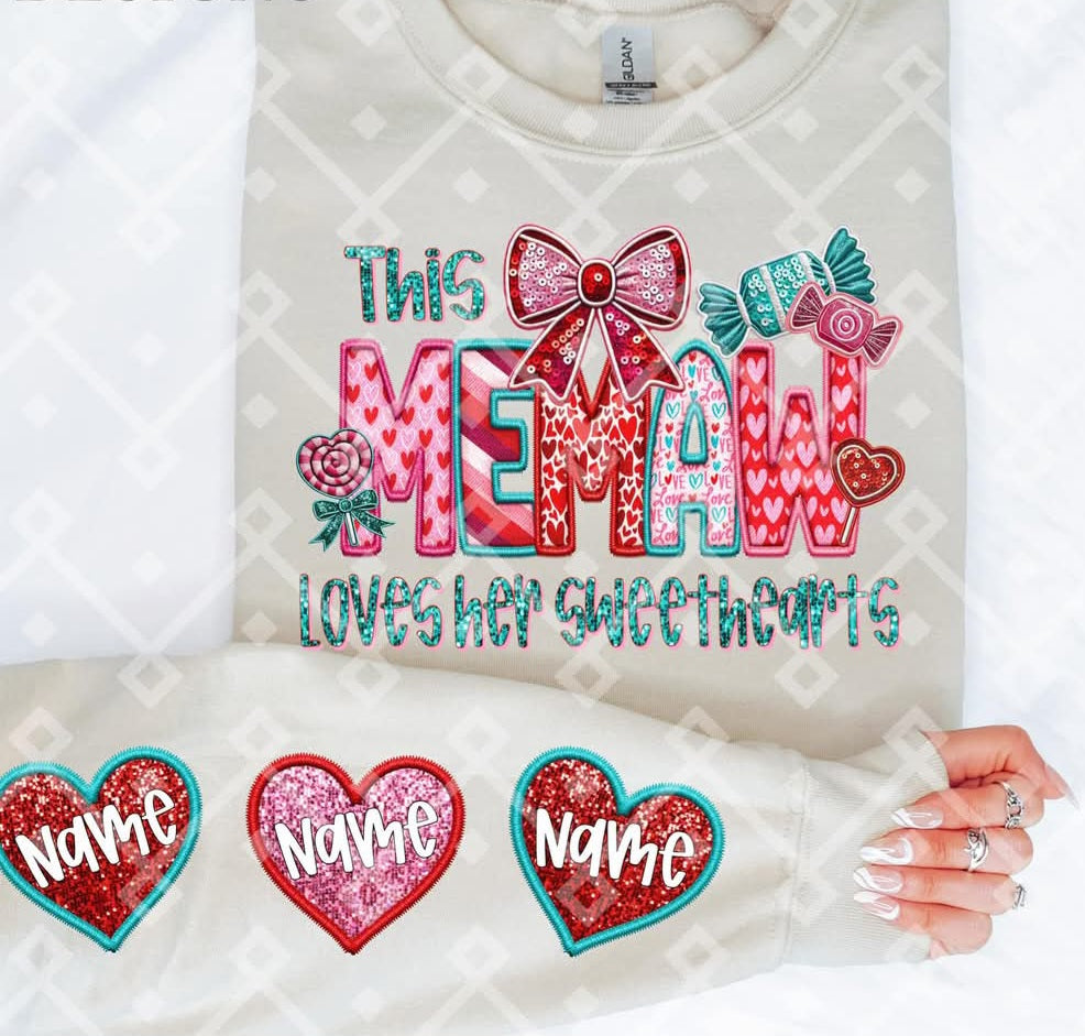 This "NAME" Loves Her Sweethearts