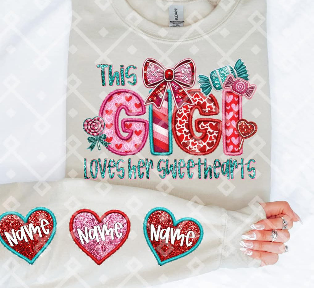 This "NAME" Loves Her Sweethearts