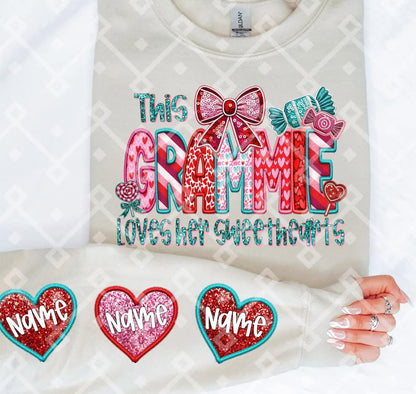 This "NAME" Loves Her Sweethearts