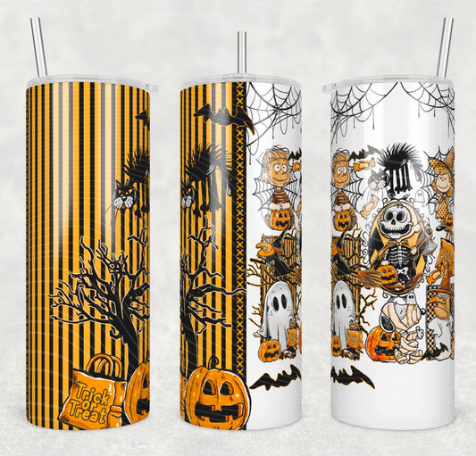 Charlie B Halloween/Orange_ 20oz Skinny Tumbler
