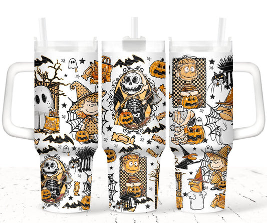 Charlie B. Halloween/Orange_ 40oz Tumbler