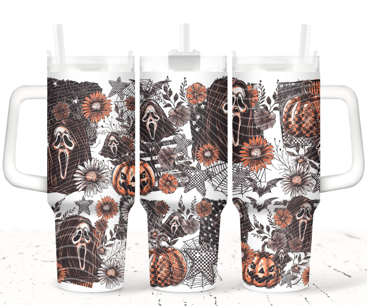 Ghost_Face_ 40oz Tumbler