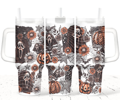 Ghost_Face_ 40oz Tumbler