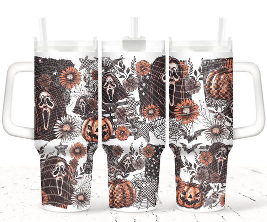 Ghost_Face_ 40oz Tumbler