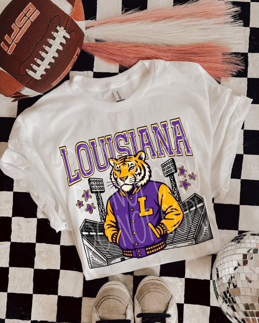 Louisiana Letter_man tee