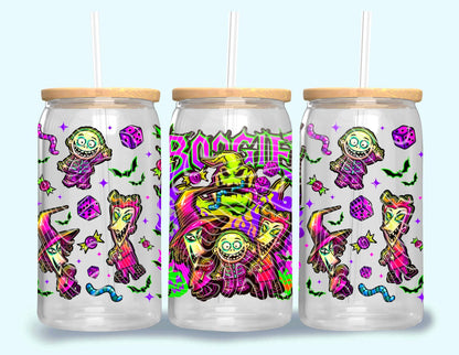 16oz. Glass Can Cup- Pick Your Design