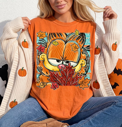 Fall Garfield_ Selfie Tee