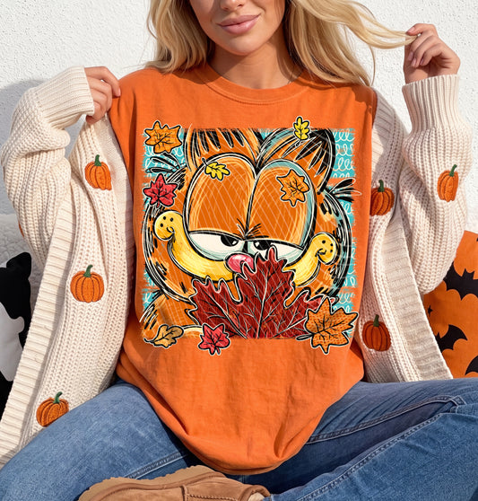 Fall Garfield_ Selfie Tee