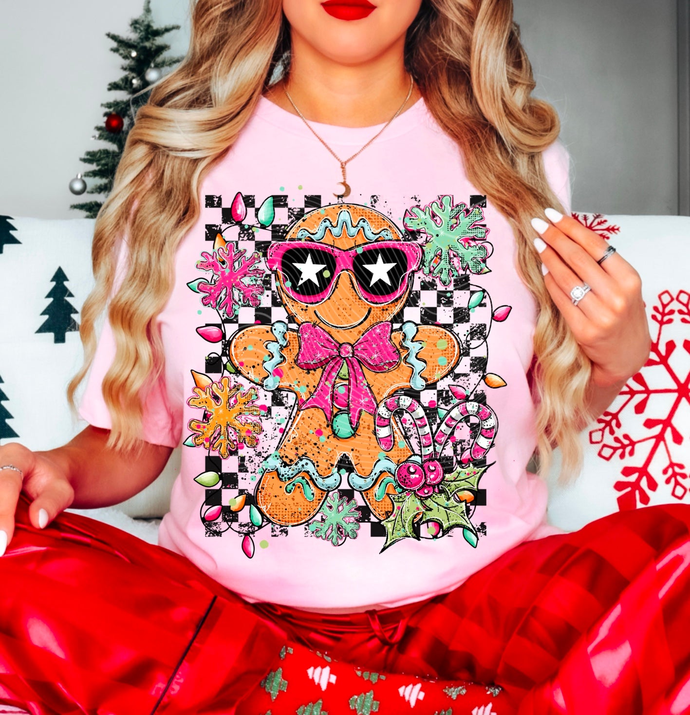 Doodle Gingerbread Man Tee