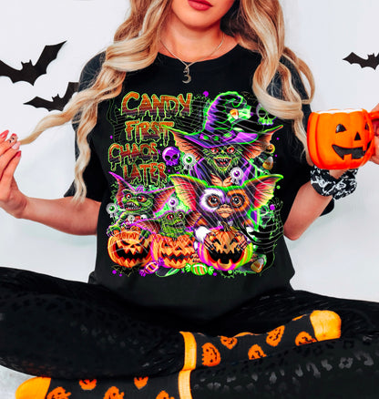 Candy First Chaos Later Tee