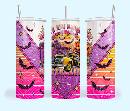 We're Going To The Afterlife 20oz Skinny Tumbler w/ Handle