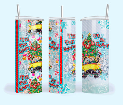 Goofy_Christmas 20oz Skinny Tumbler