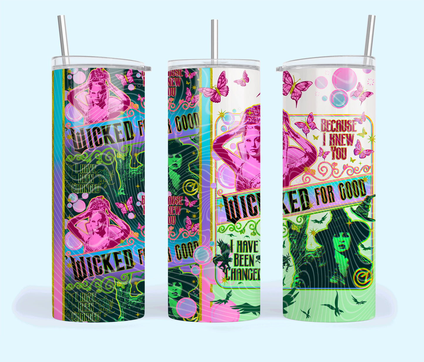 Wicked For Good 20oz Skinny Tumbler