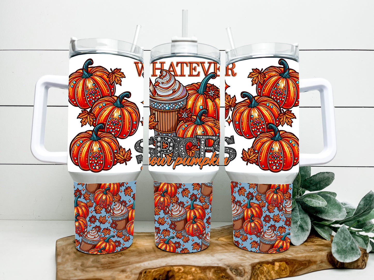 Whatever Spices Your Pumpkin 40oz Tumbler