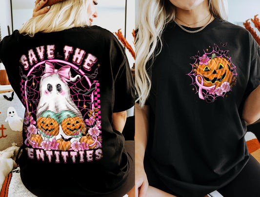 Save The Entitties Tee- Front & Back