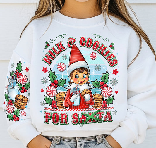 Milk & Cookies For Santa (Kids)