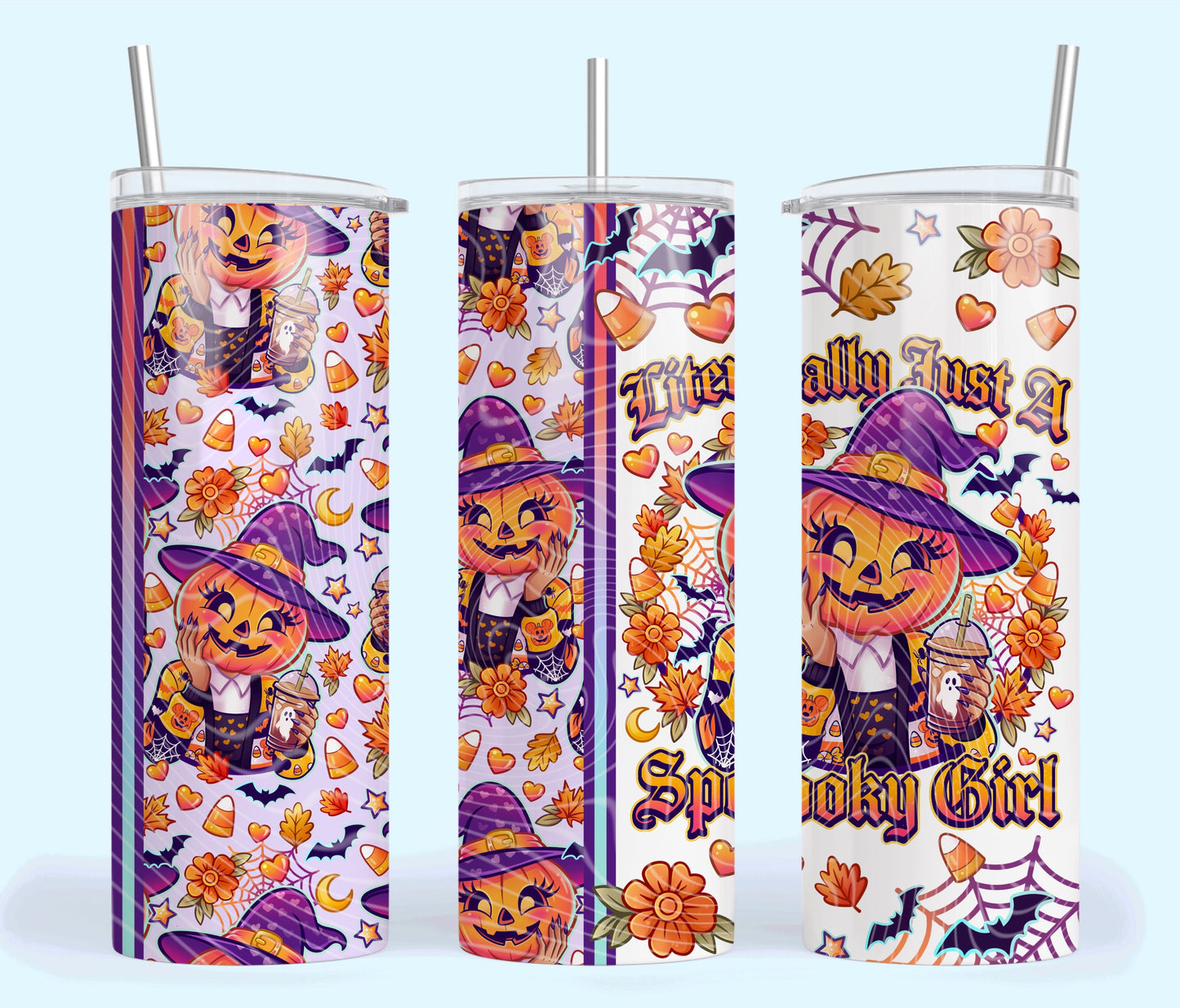 Just A Spooky Girl 20oz Skinny Tumbler