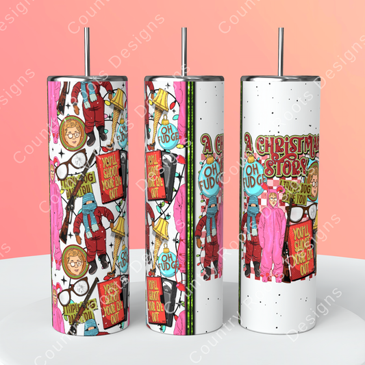 Christmas Story 20oz Skinny Tumbler