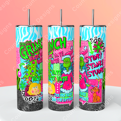 The Mean One 20oz Skinny Tumbler