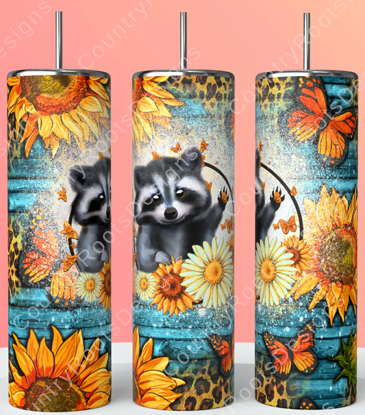 Raccoon 20oz Skinny Tumbler