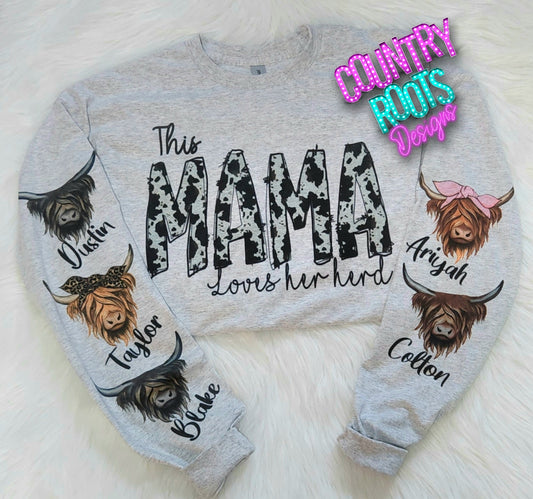 This "NAME" Loves Her Herd--PICK A NAME