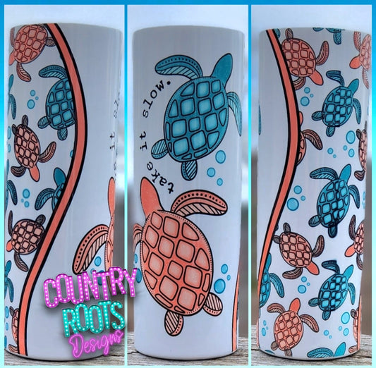 RTS Take It Slow 20oz Skinny Tumbler