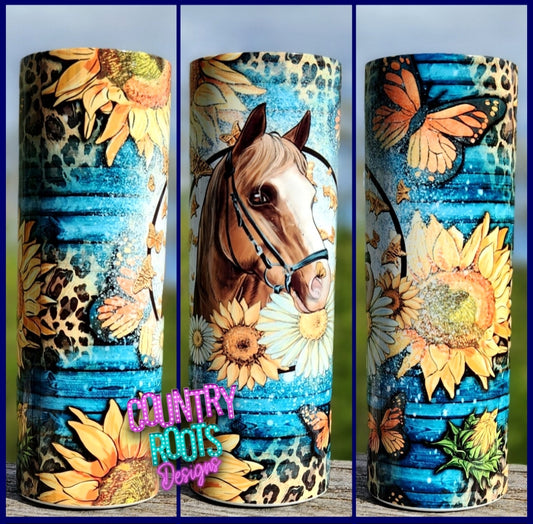 Horse 20oz Skinny Tumbler