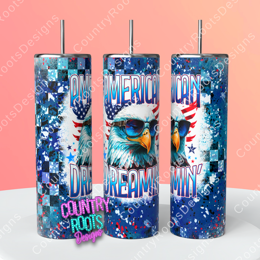 American Dreamin' 20oz Skinny Tumbler