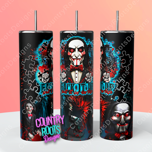 Back It Up 20oz Skinny Tumbler