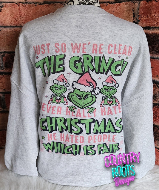 He Hated People Which Is Fair- Front & Back