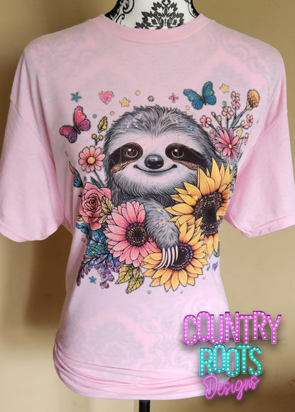 Sloth Sunflowers